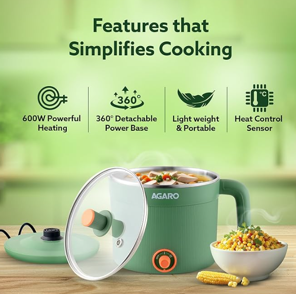 AGARO ELETRIC COOKING KETTLE™