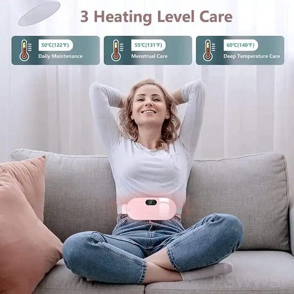 Period Cramp Comfort Heating Pad And Massager™